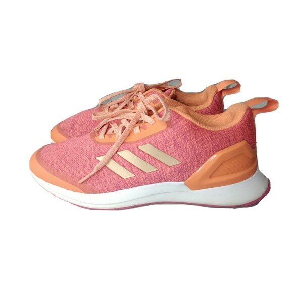 Adidas RapidaRun X Shoes Women's Size 6.5 Sneakers Pink & Orange - Picture 2 of 8